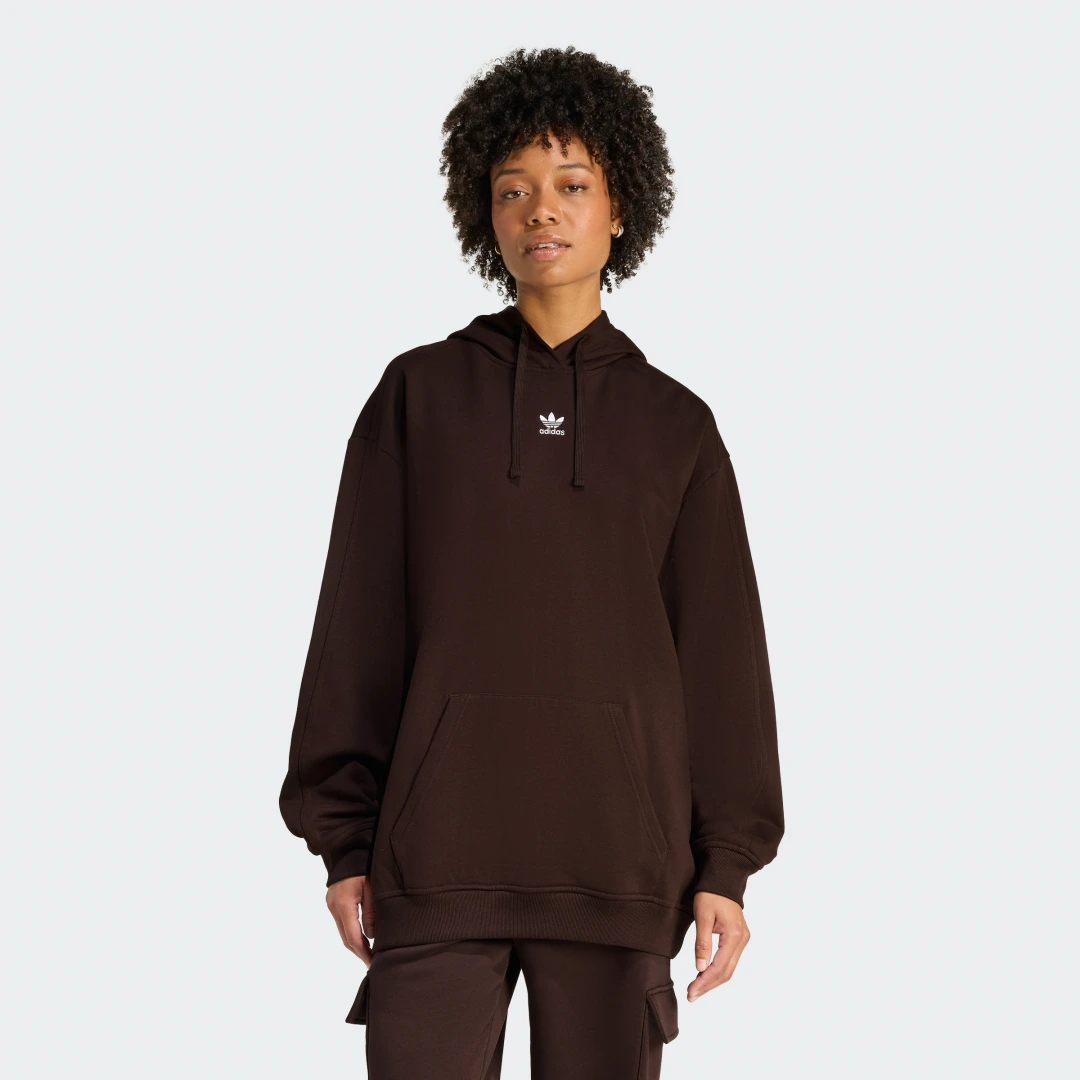 Detalle de Sudadera con capucha Essentials Loose French Terry de Adidas: guía de compra