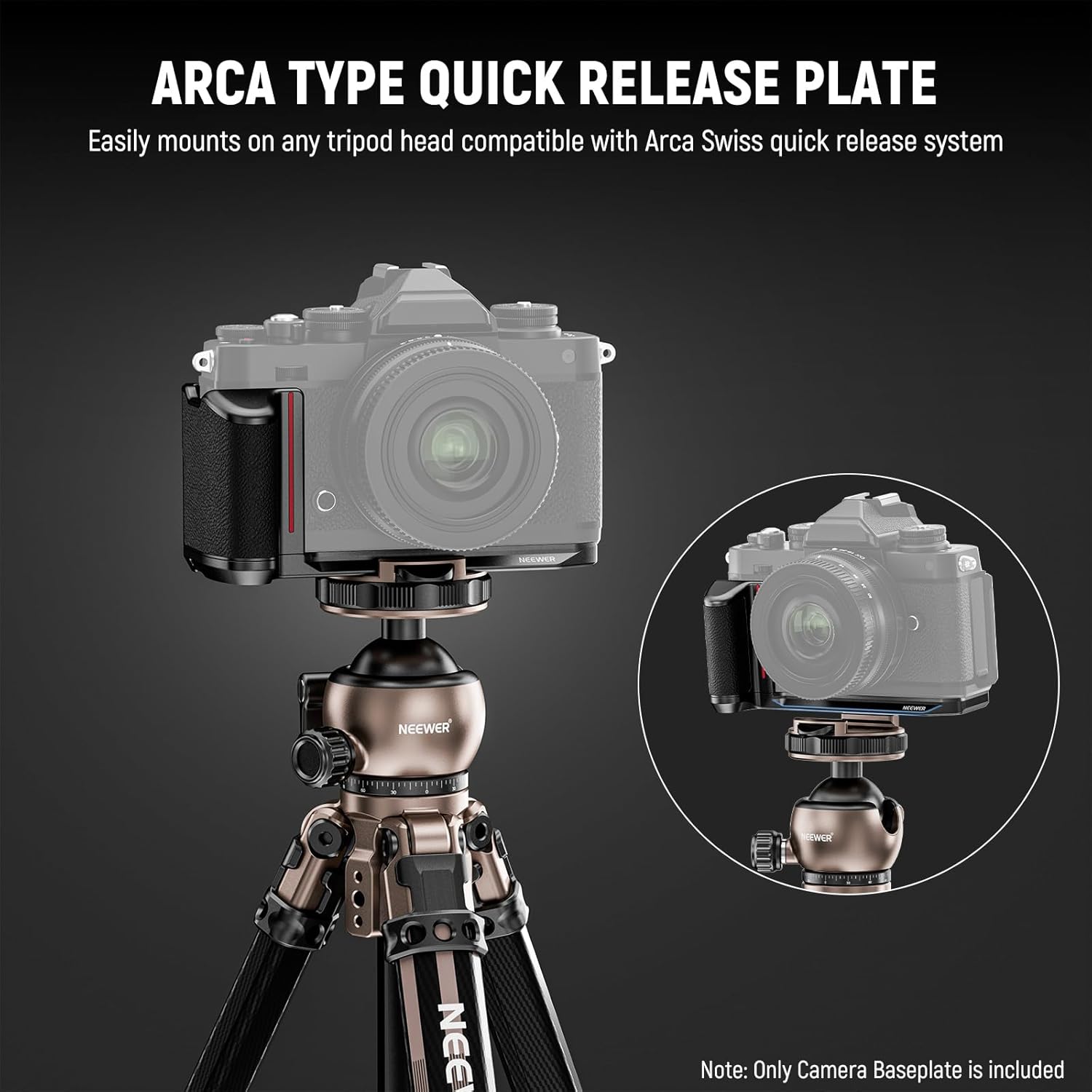 Thumbnail 3 de NEEWER Zfc L Bracket Handgrip for Nikon Z fc