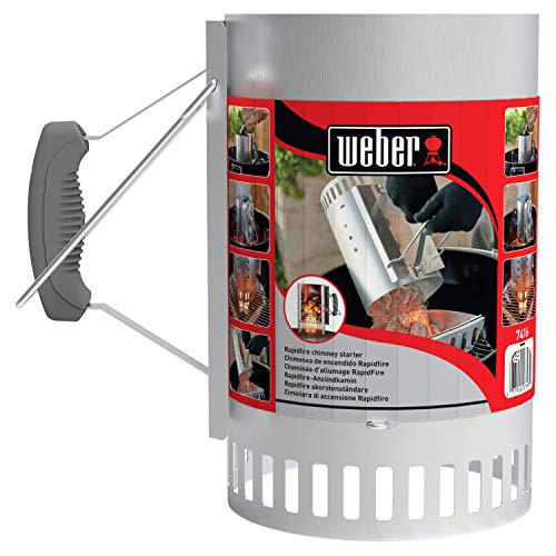 Thumbnail 14 de Weber Cheminée d’allumage Rapidfire : démarrage rapide et efficace du barbecue charbon