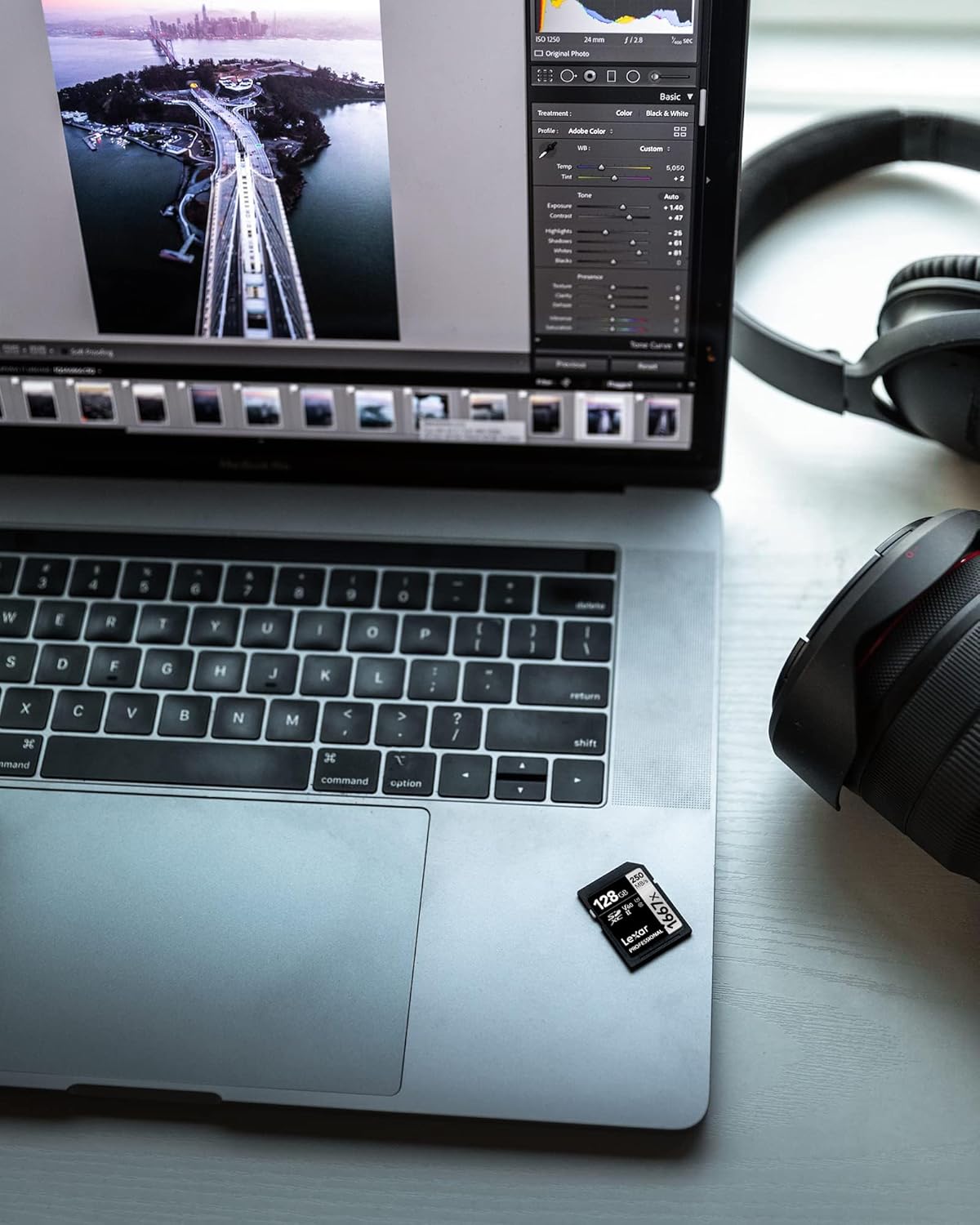 Detalle 2 de Lexar Professional 1667x SDXC UHS-II 128GB 📸