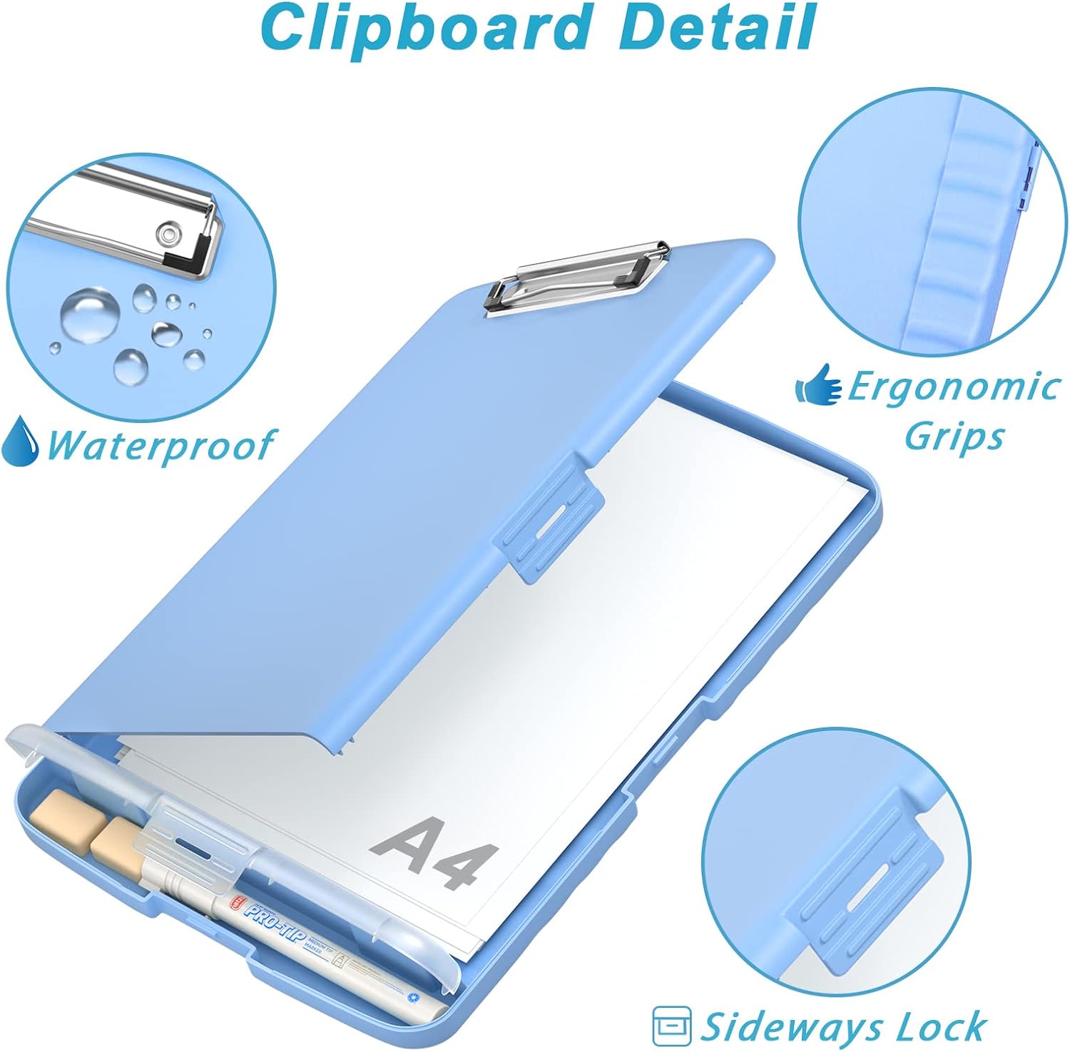 Thumbnail 4 de Rimilak storage clipboard, polypropylene