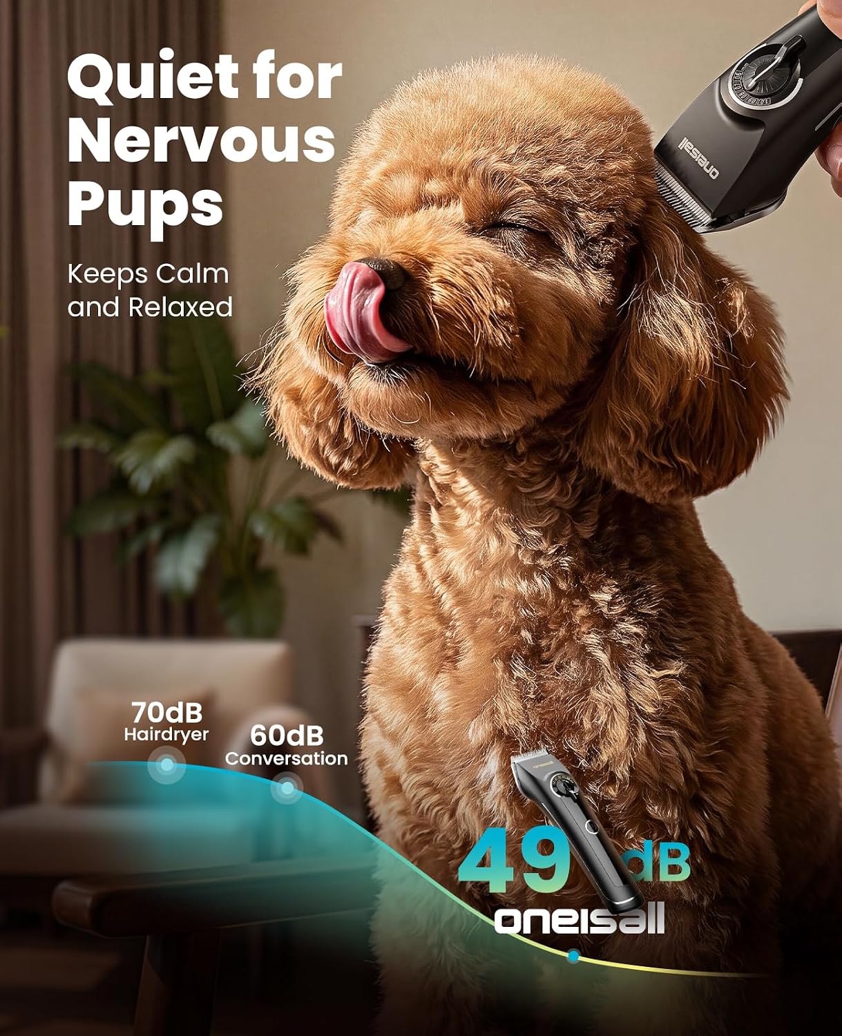 Thumbnail 3 de oneisall Dog Clippers 3.5-Hour Runtime