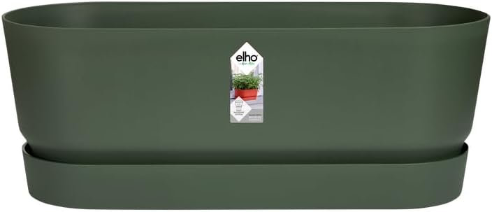 Detalle de Elho Greenville Trough Long 50cm Fioriera per Piante – Leaf Green