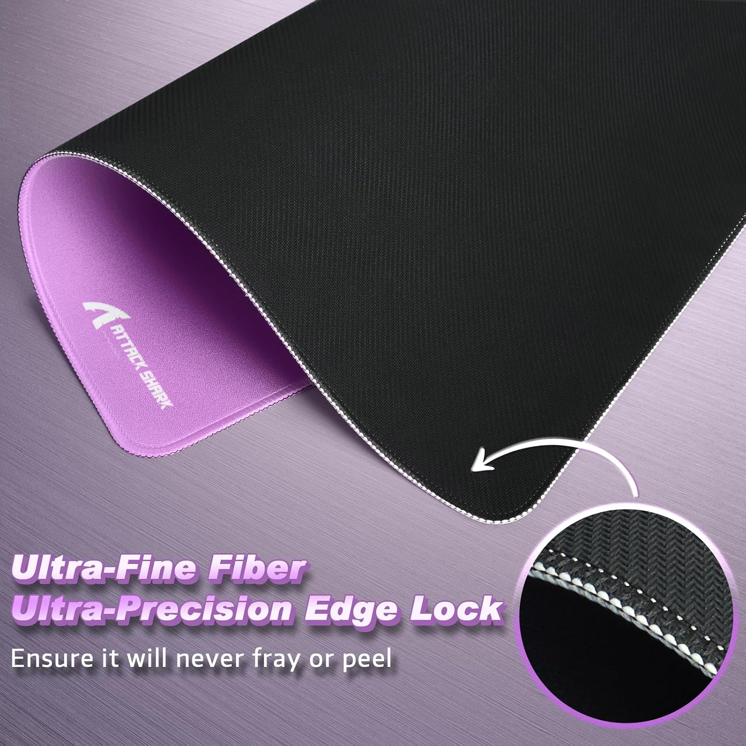 Detalle 1 de Attack Shark CM02 gaming mouse pad 450x400
