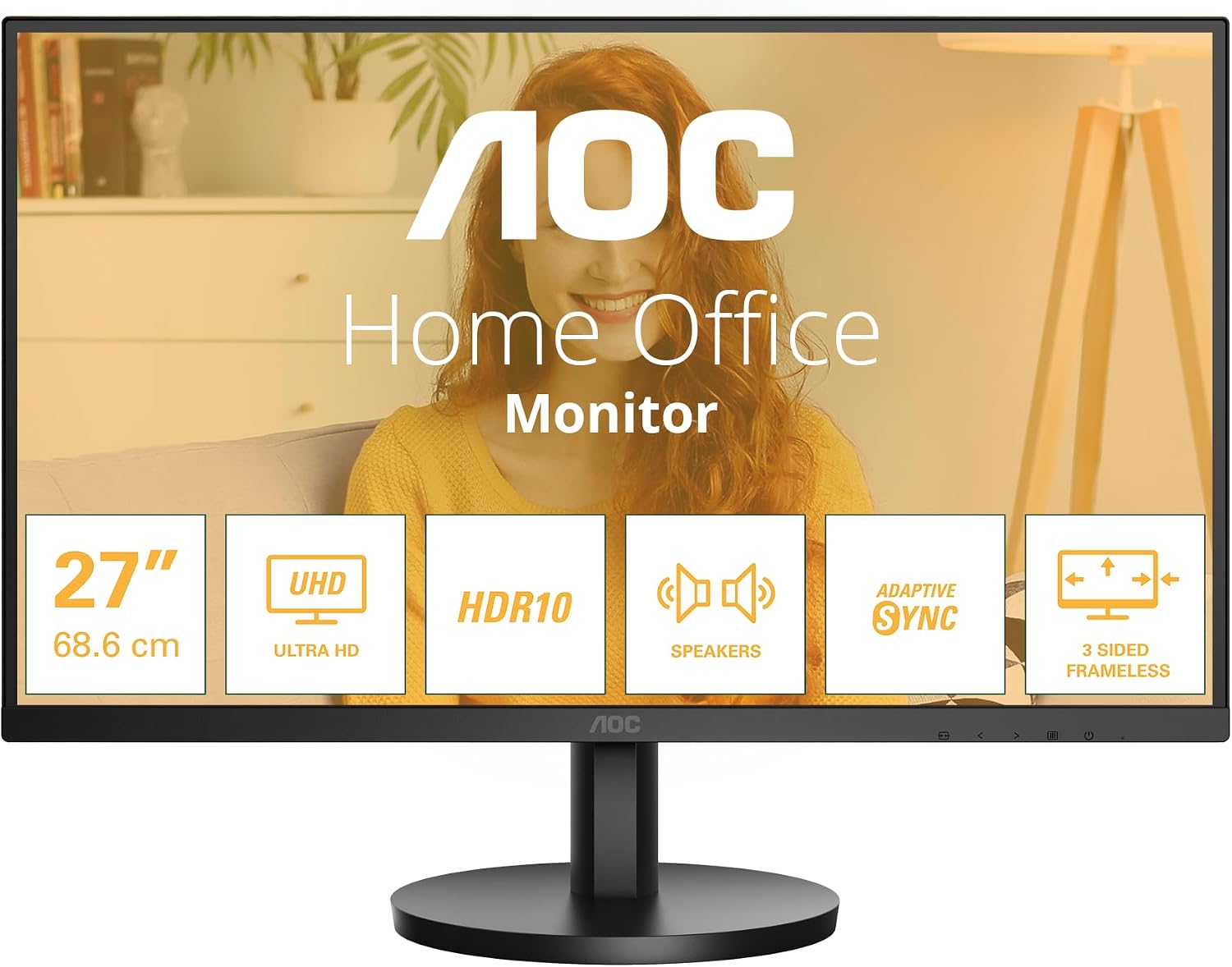 Detalle 2 de AOC U27B3A 27-inch 4K UHD monitor