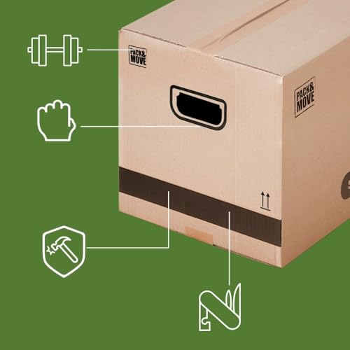 Thumbnail 5 de Lot 20 Cartons de Déménagement Pack and Move – 40 x 30 x 30 cm, Rangement livres