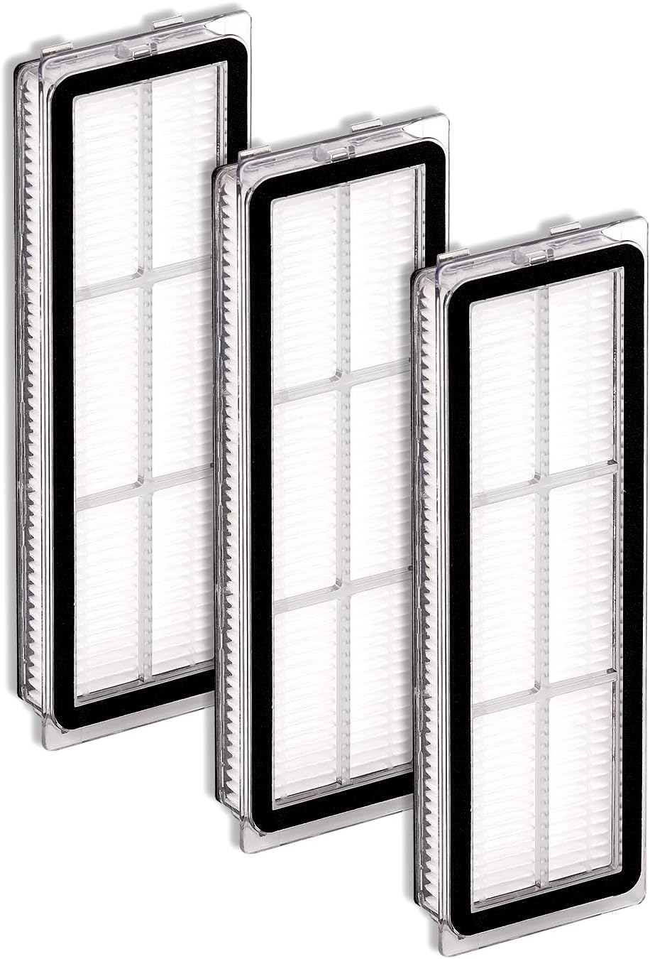 Detalle de FILTERIST L10s Ultra HEPA-filter, 3-pack för kompatibla robotdammsugare