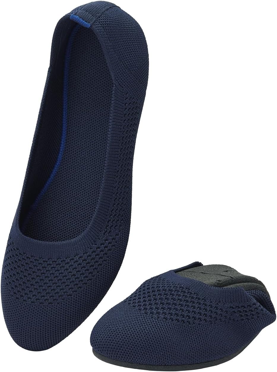Thumbnail 4 de Puxowe Women’s Knit Ballet Flats: Slip-On Comfort for Everyday Wear