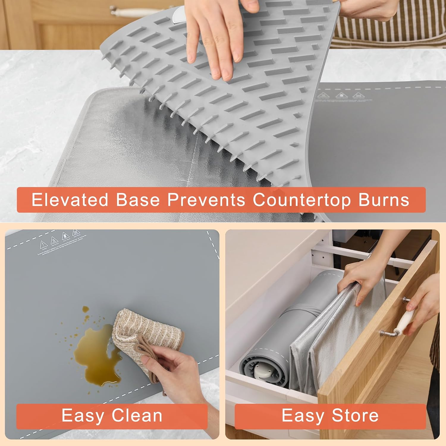 Thumbnail 6 de FYY Warming Mat for Food with Heat-Resistant Pad