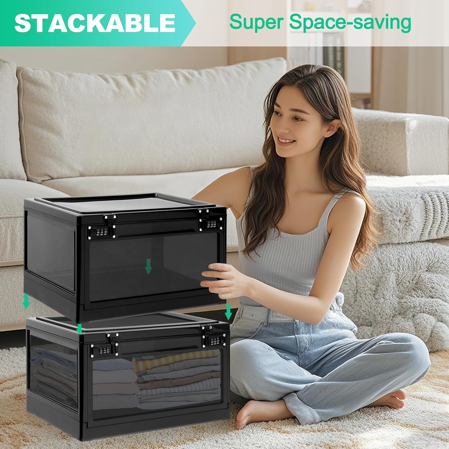 Thumbnail 5 de Large Medicine Lock Box 24.8L organiser