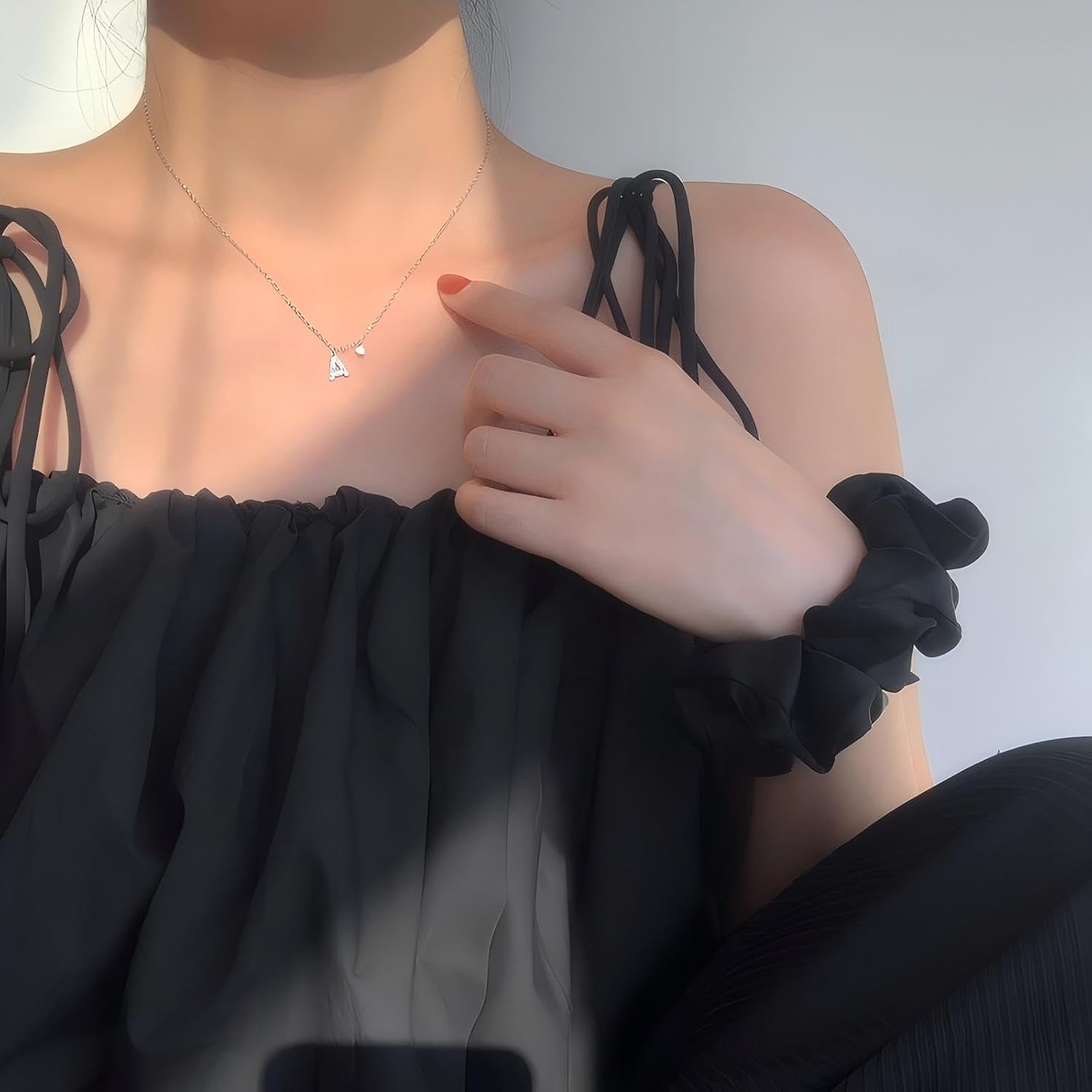 Detalle de GUOYU 26 Collana Iniziale Lettera 26