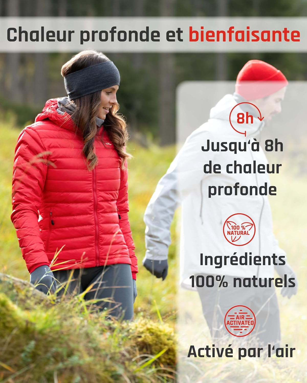 Thumbnail 1 de TerraTherm Patch chauffant nuque, épaules et cou – 8 h de chaleur profonde, dispositif autochauffant, 5 unités