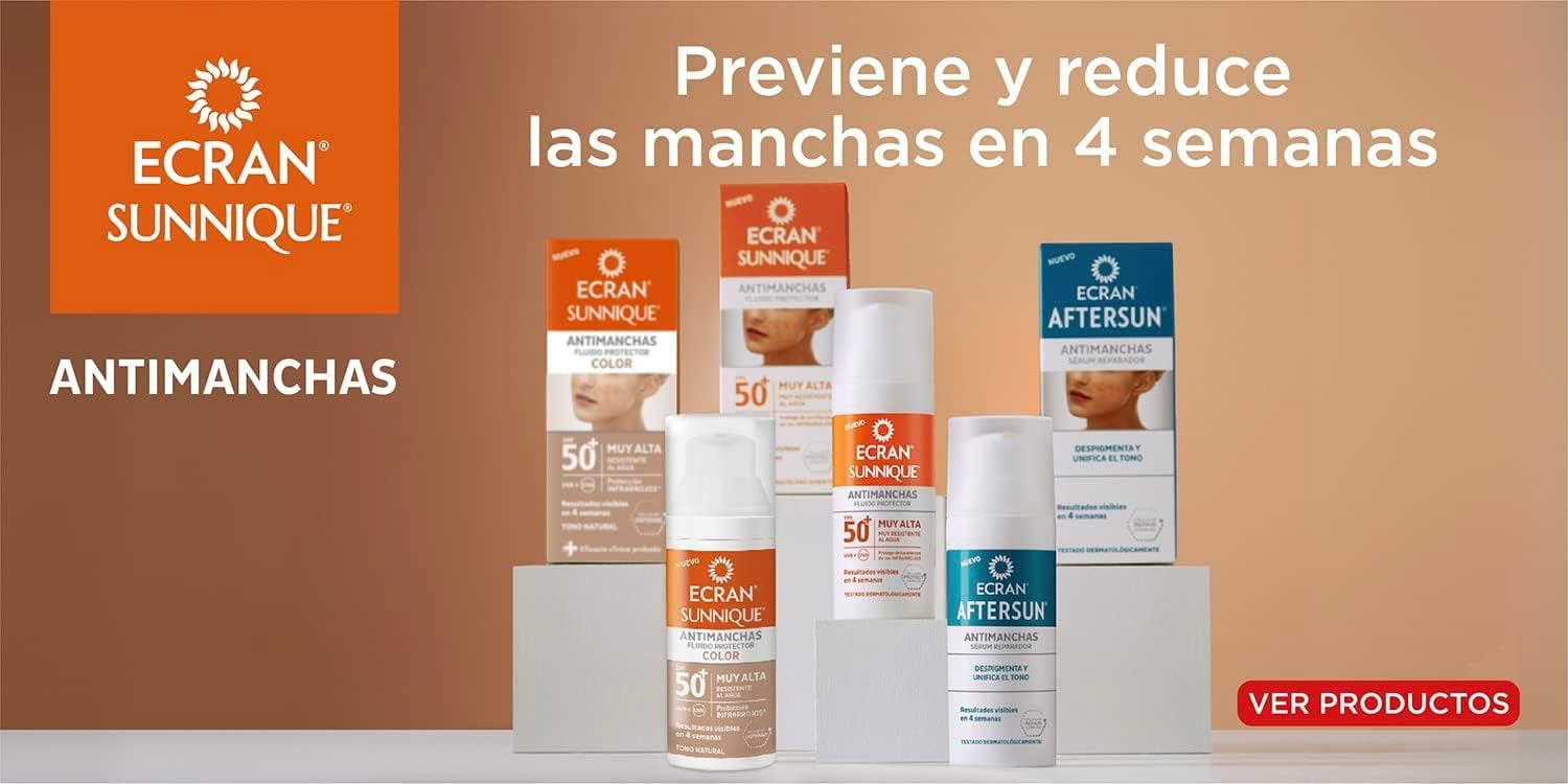 Thumbnail 6 de ECRAN SUNNIQUE – Protector Facial SPF 50+ con color y tratamiento antimanchas (50 ml)