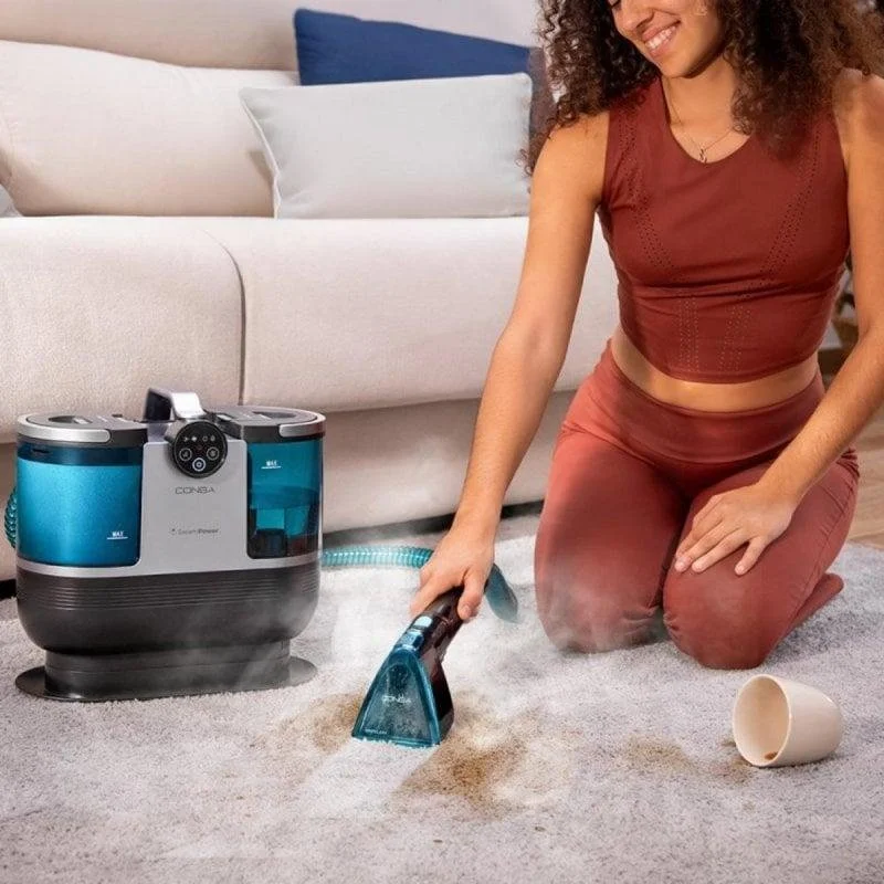 Detalle 2 de Aspiradora Cecotec Conga 7000 Carpet&Spot Clean Steam Max 1700W: limpieza profunda en alfombras y tapicería