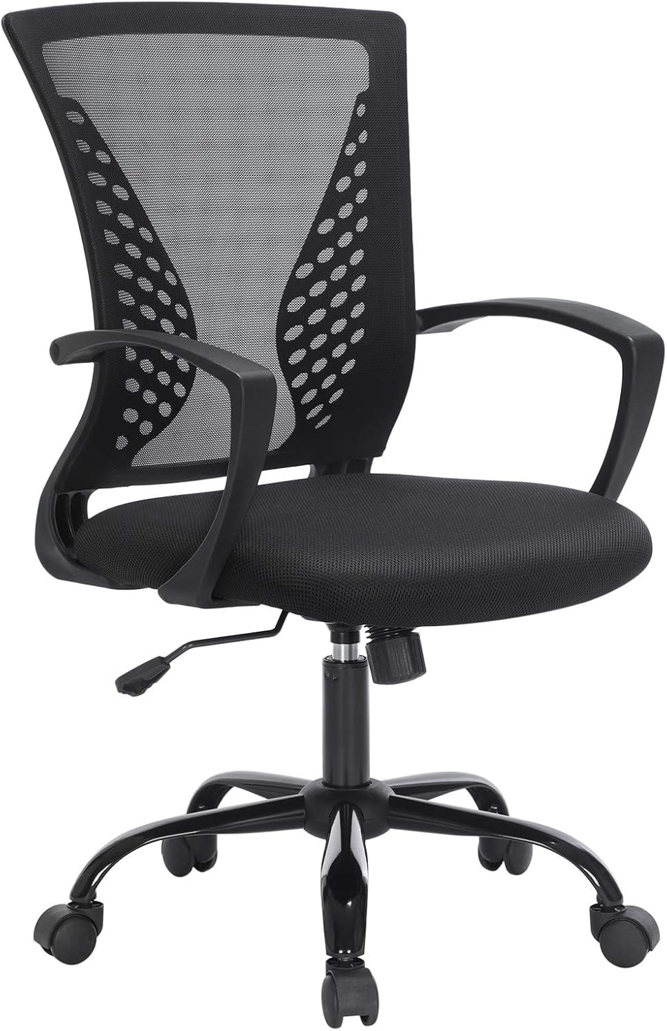Detalle de SONGMICS OBN22BK: Silla Giratoria, Moderna y Cómoda