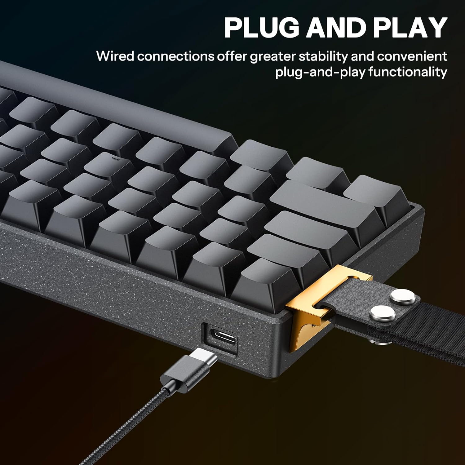 Thumbnail 6 de OMOTON 65% Aluminum Mechanical Gaming Keyboard with Hall Effect Magnetic Switches