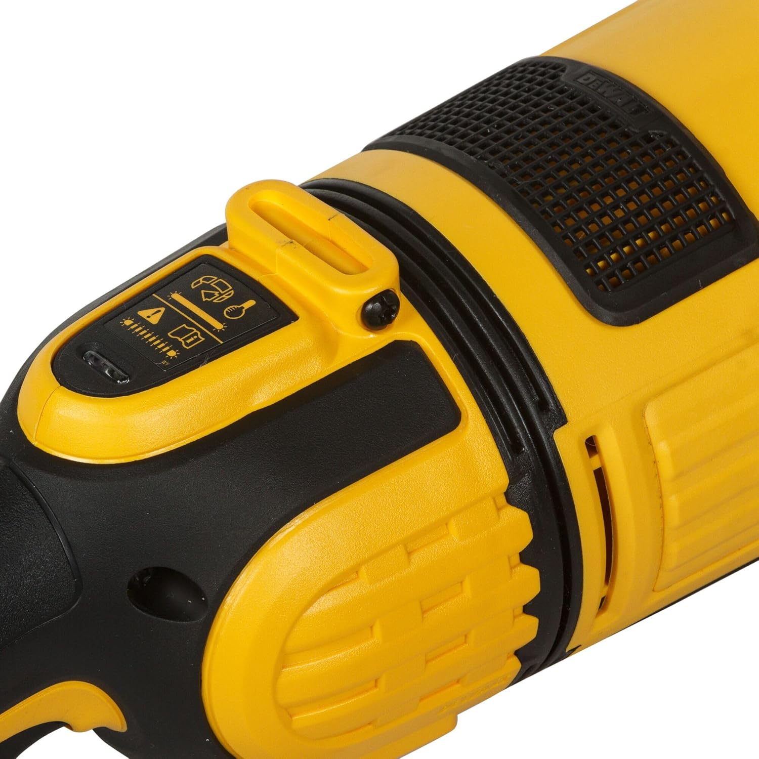 Detalle 1 de DEWALT DWE4579-QS, meuleuse électrique 230 mm avec démarrage progressif et carter sans outil