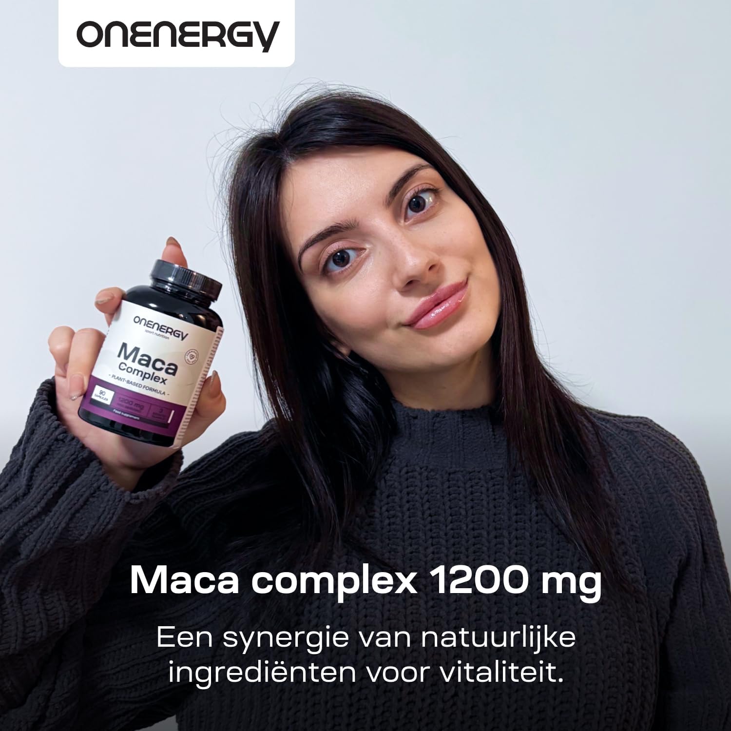 Thumbnail 6 de ONENERGY Maca Complex 1200 mg met 20:1-extract, L-arginine en 90 capsules