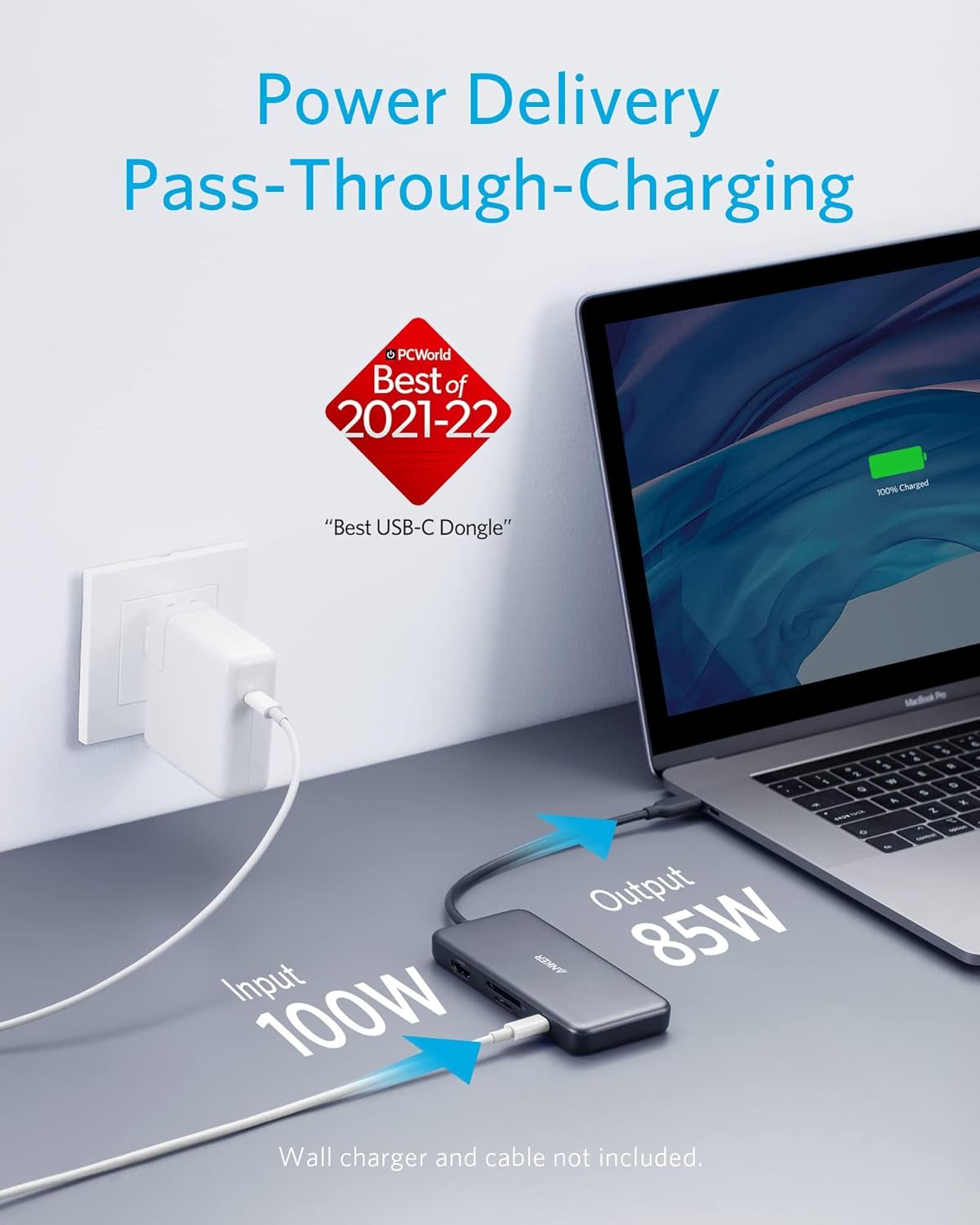 Thumbnail 2 de Anker Adaptador USB C 7 en 1 con HDMI 4K 🚀