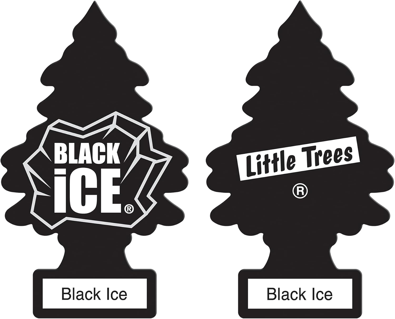 Detalle 2 de Little Trees Air Freshener Tree MTR0004 Black Ice – hanging car, home and caravan fragrance (single pack)