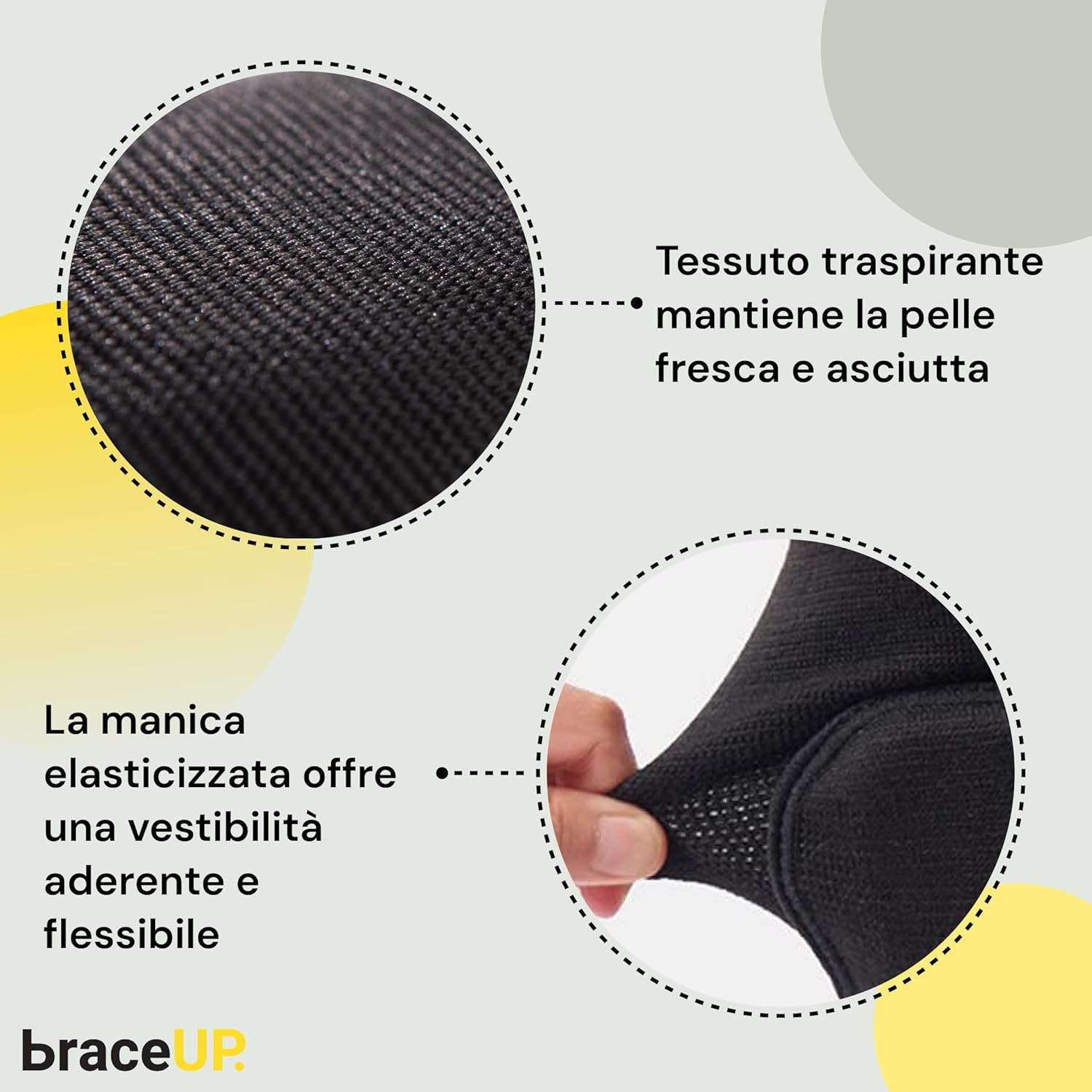 Detalle 2 de BraceUP ginocchiere pallavolo bambini S 130-150 cm