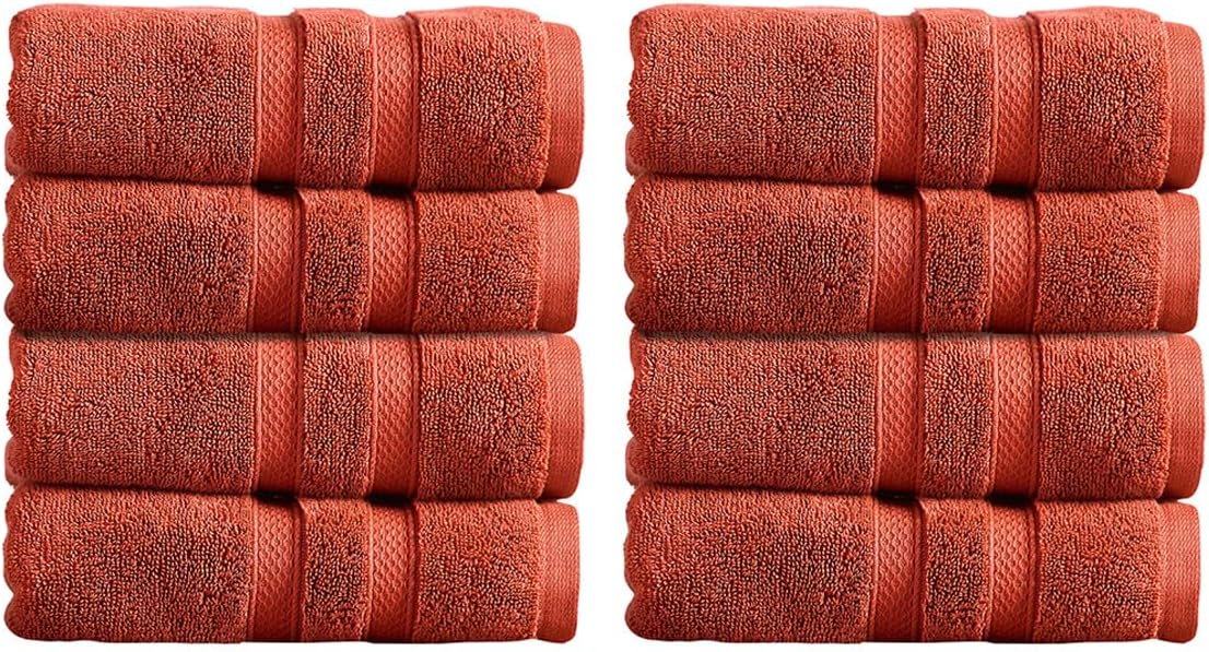 Thumbnail 5 de Christy Chroma Bath Sheets: Set of 2, 675GSM Extra-Absorbent 100% Cotton in Amber Orange