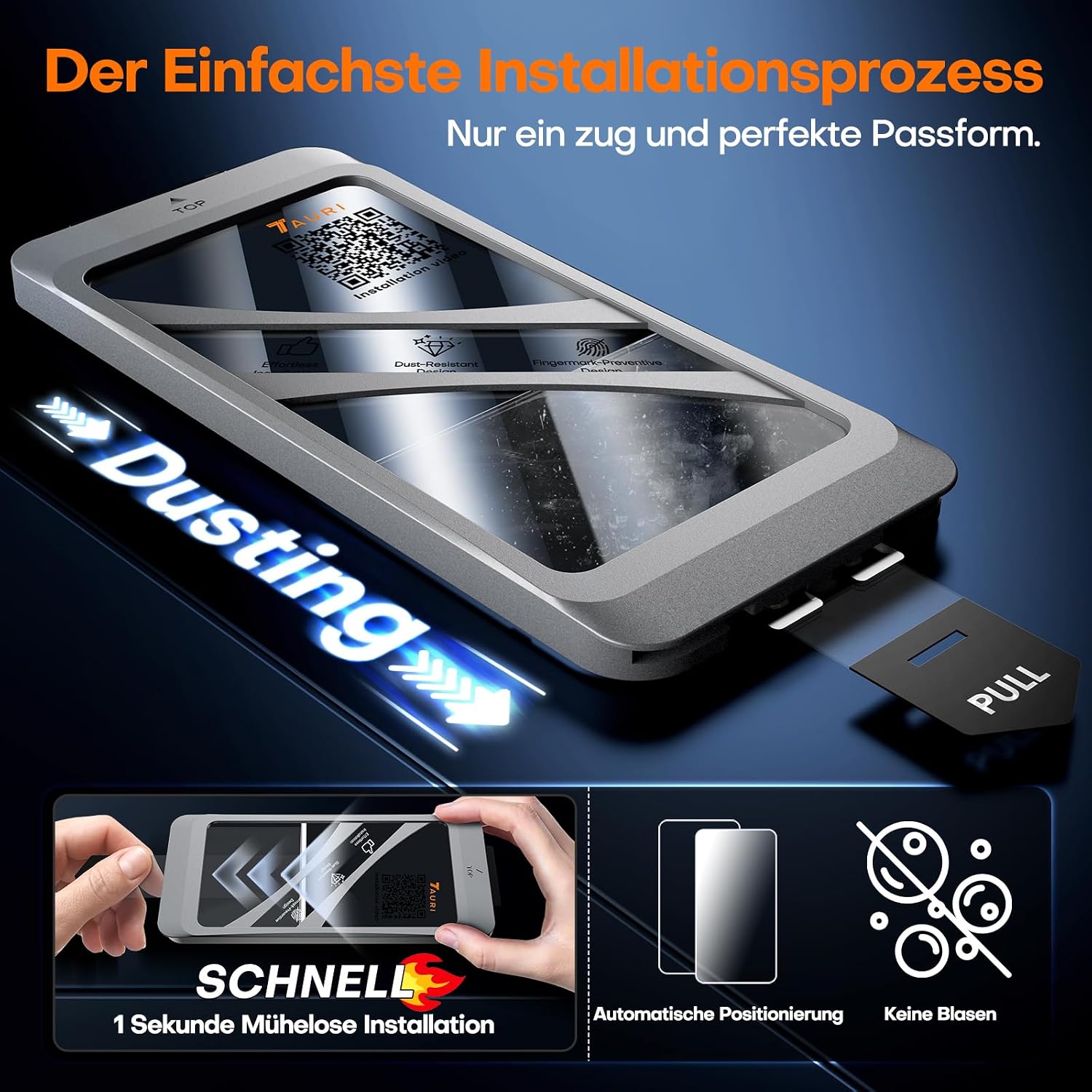Thumbnail 2 de TAURI Panzerglas 6,1 für iPhone 16e/17e