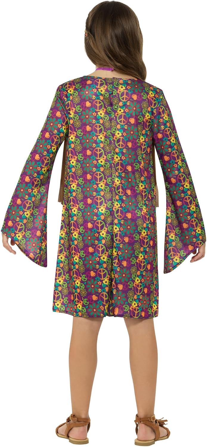 Thumbnail 2 de Smiffys Hippie Girl Costume 4-6 anni