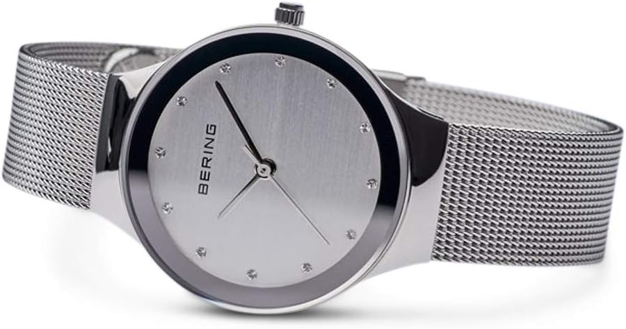 Thumbnail 3 de BERING 12934 Montre à Quartz pour Femme — 34 mm, Acier Inoxydable, Cadran Saphir, Bracelet Milanais