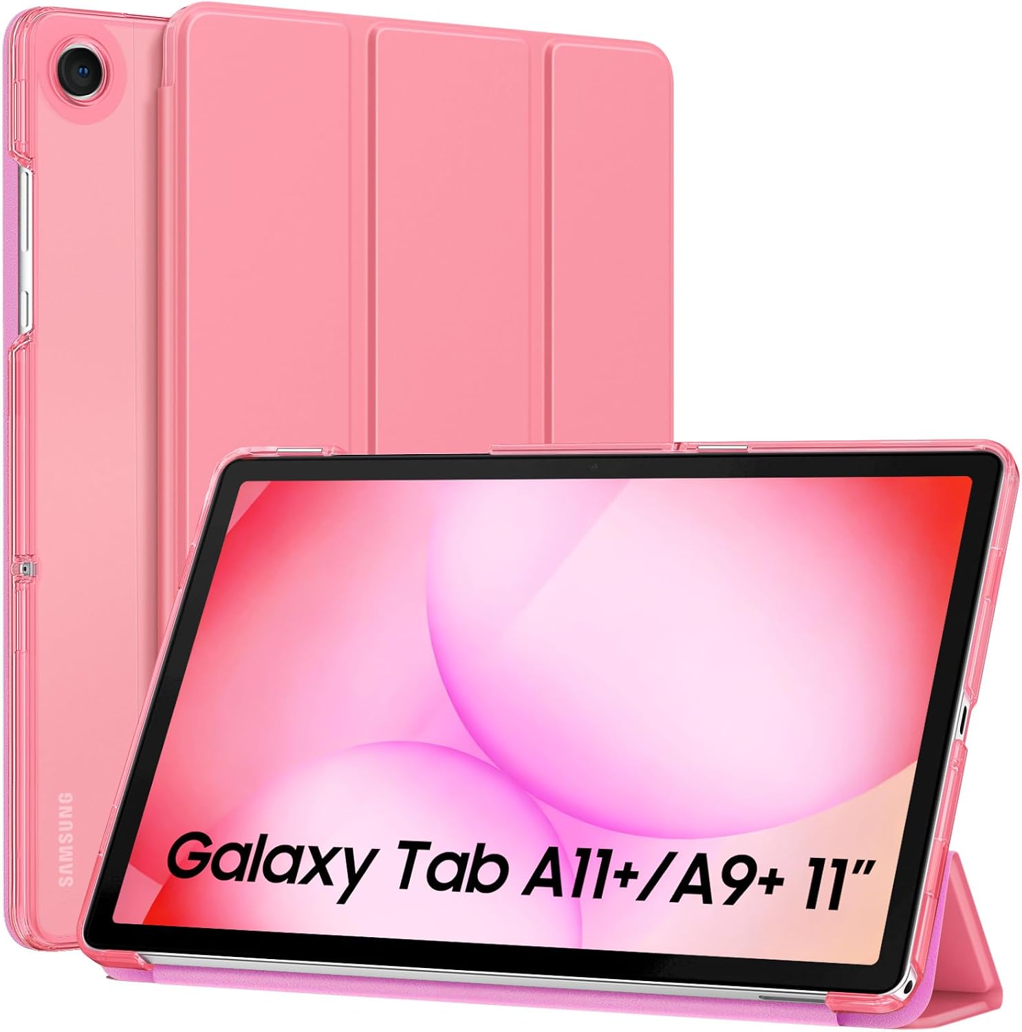 Detalle de MoKo Schutzhülle für Samsung Galaxy Tab A11+ / A9+ 11 Zoll (2025/2023) mit harter Rückseite und schlankem Ständer