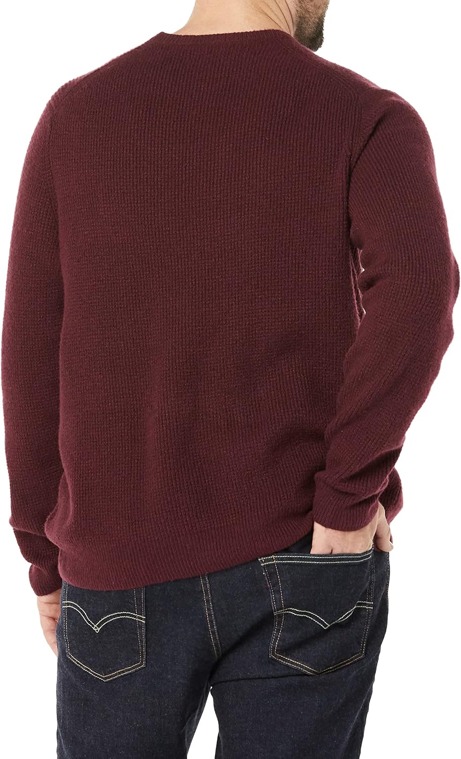 Thumbnail 3 de Amazon Essentials Herren Soft-Touch-Pullover mit Rundhalsausschnitt und Waffelstich – bequeme Allround-Option für kühle Tage