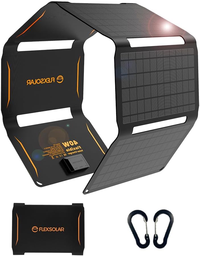 Detalle de FlexSolar Chargeurs Solaires Portables 40 W