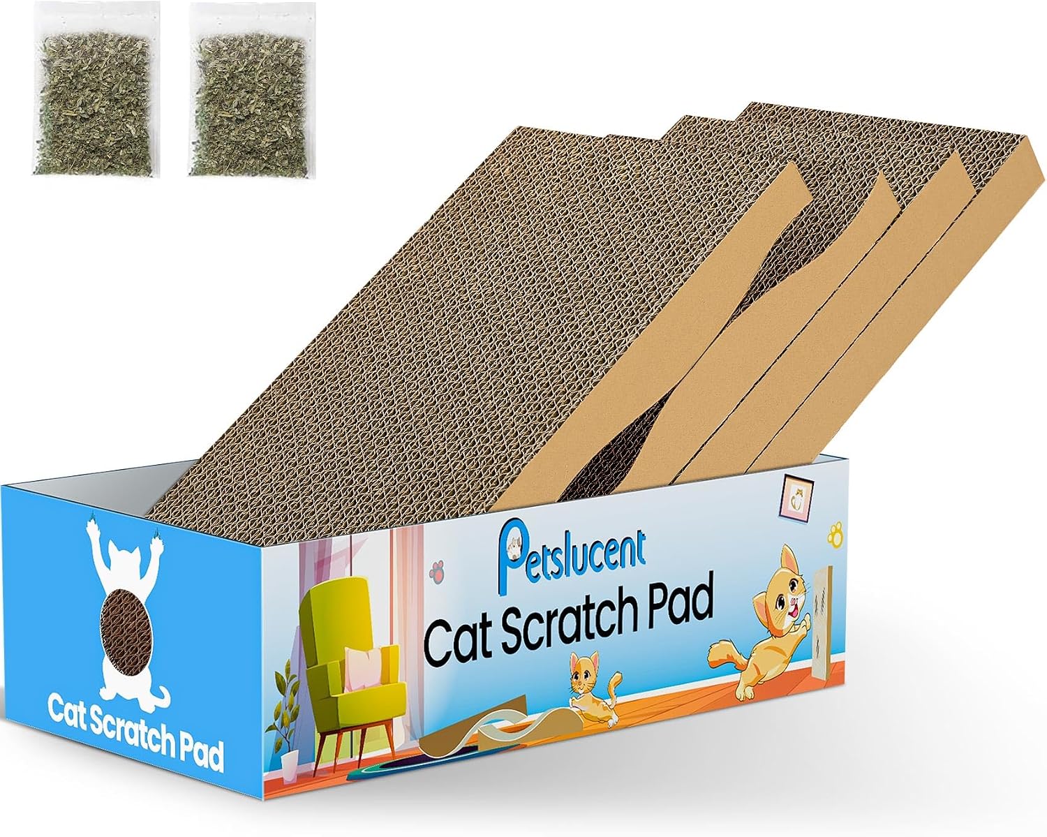 Detalle de Petslucent Cat Scratching Board 4PCS
