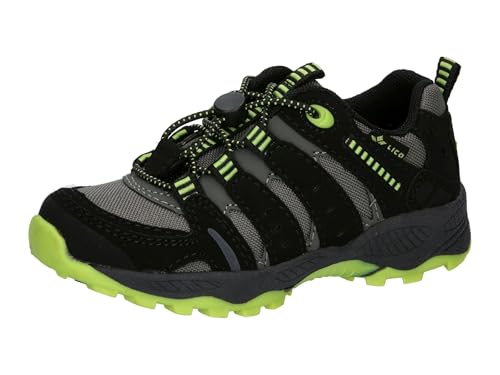 Detalle de Lico Fremont Trekking- & Wanderhalbschuhe Unisex, Grau/Schwarz/Lemon – Größe 37 EU