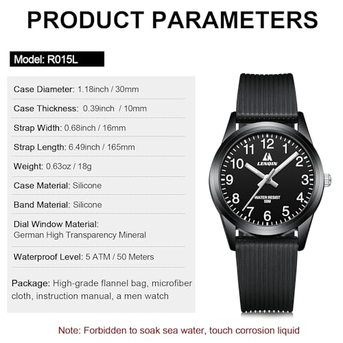 Thumbnail 7 de LN LENQIN Kids Watch Boys Girls Analog Quartz – Robust, Easy-to-Read & Water-Resistant