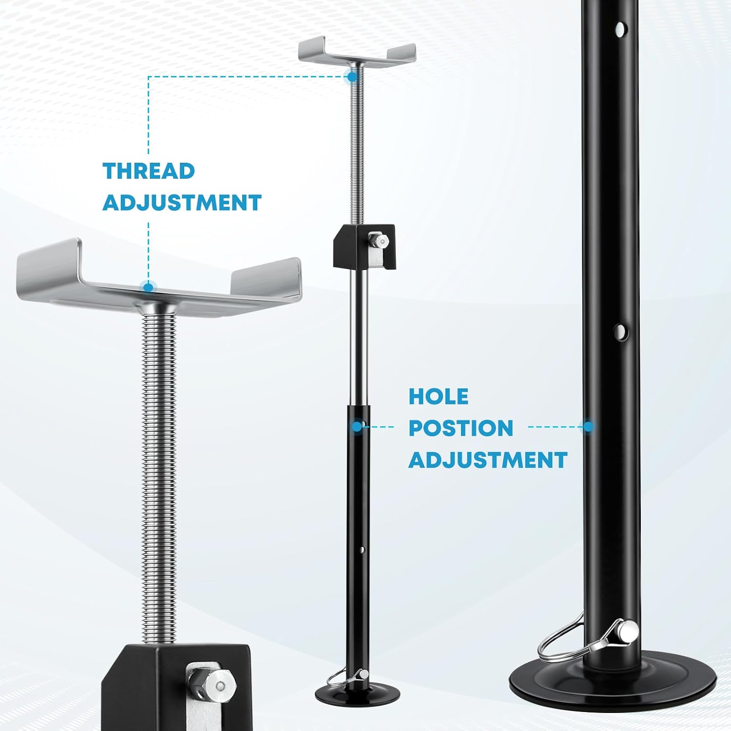 Detalle de Kohree 2-Pack RV Slide Out Supports: Heavy-Duty Stabilizers for Travel Trailers
