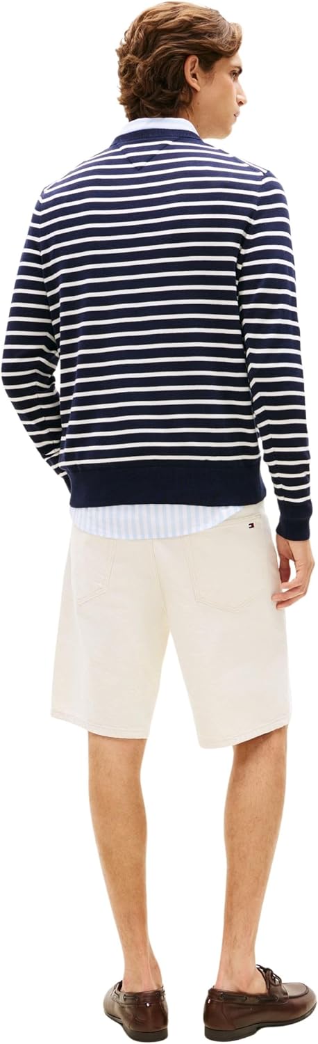 Detalle 2 de Tommy Hilfiger Essential SSNL Cotton Crew Neck – zeitloser Baumwoll-Pullover