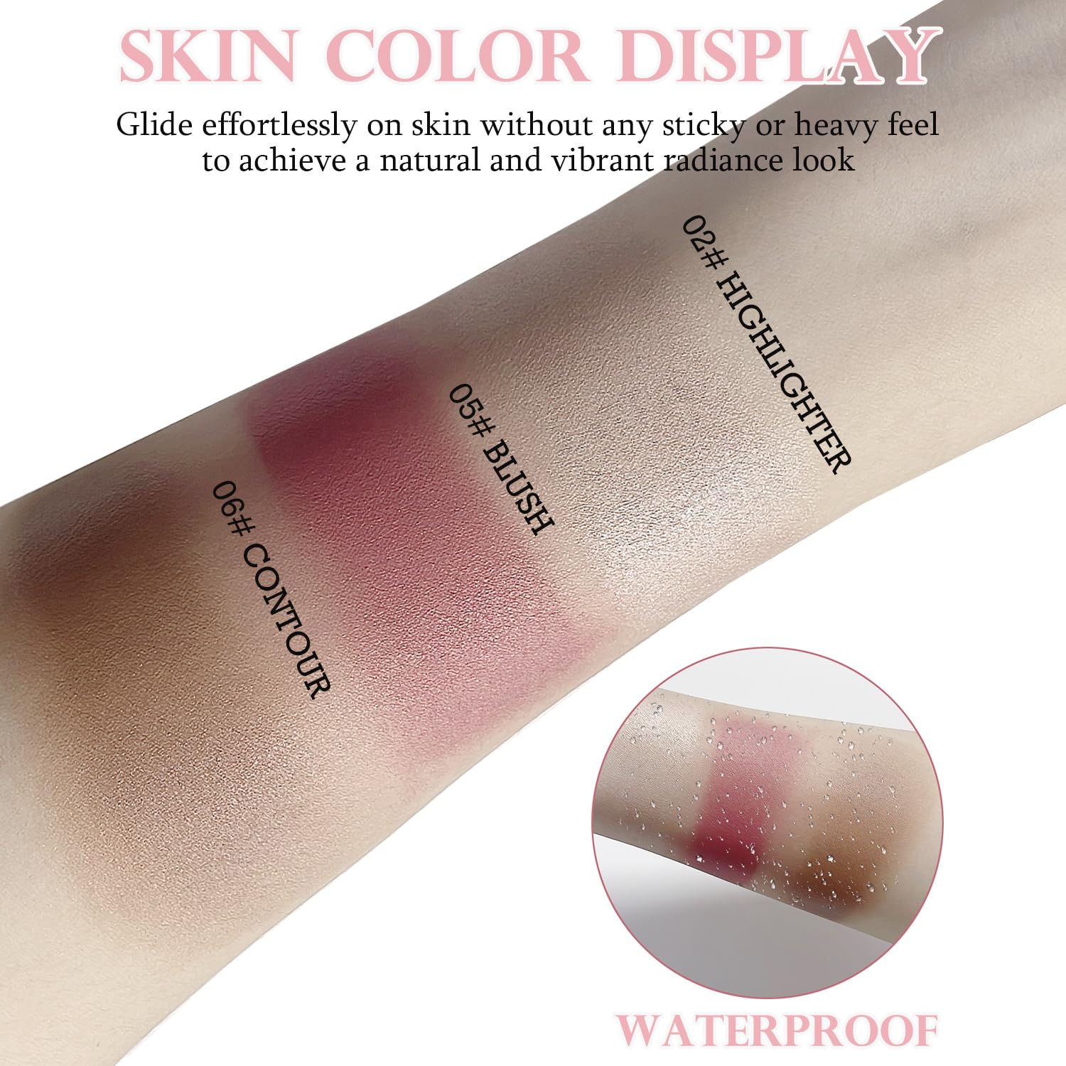 Thumbnail 4 de Contour Highlighter Blush Sticks Set 3er