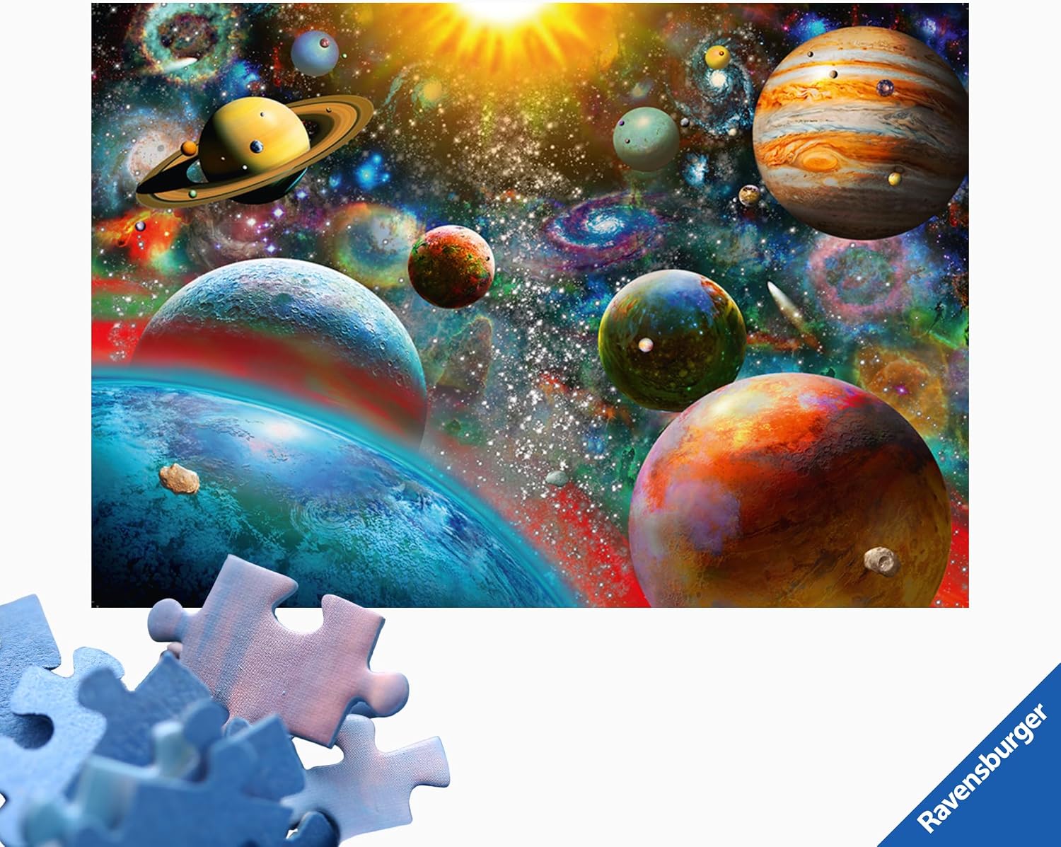 Detalle 2 de Ravensburger Puzzle Pianeti 1000 pezzi 70x50 cm 🧩
