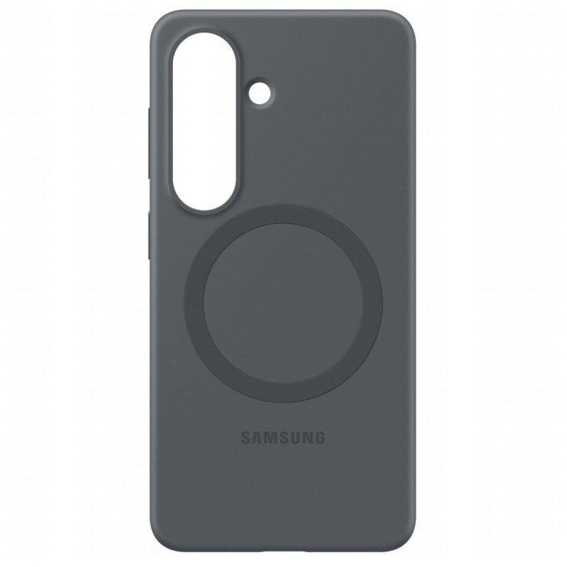 Thumbnail 1 de Samsung EF-ES942CBEGWW: funda magnética de silicona negra con MagSafe para Galaxy S26
