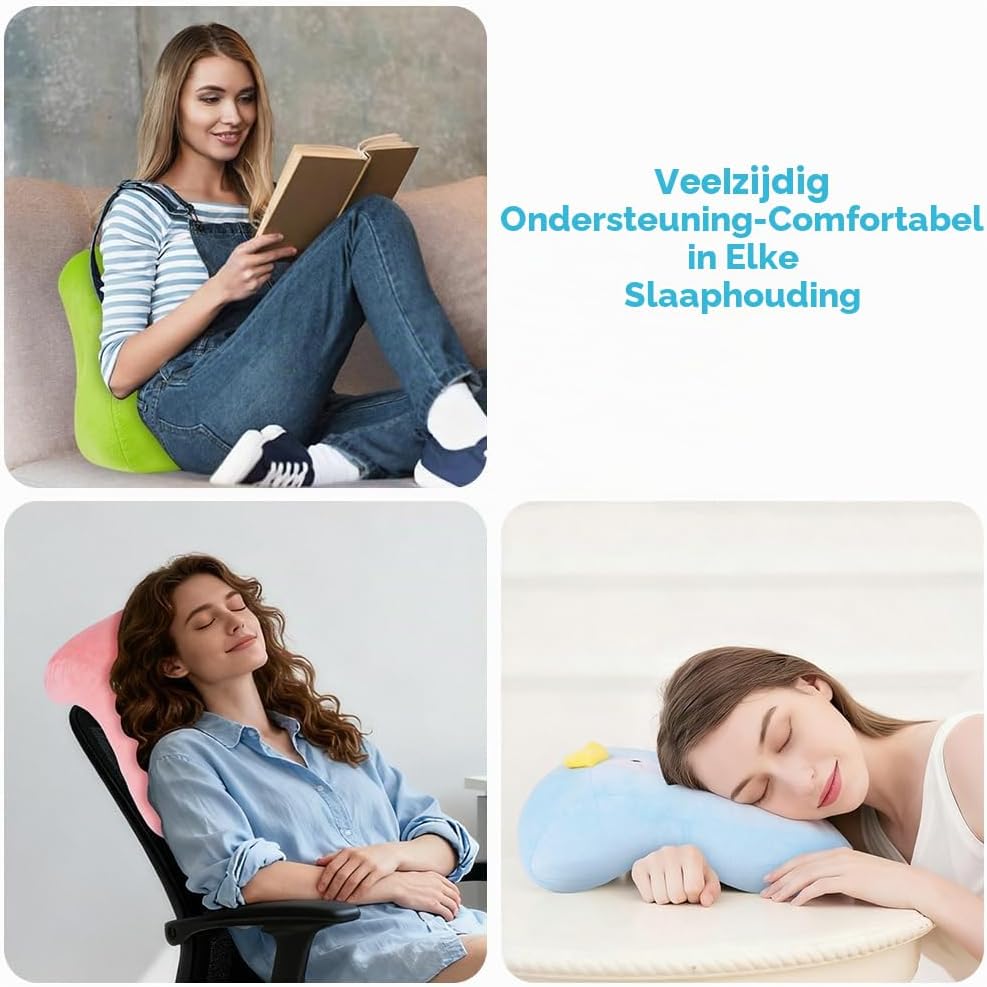 Detalle 2 de AOOSA 5226968 piercingkussen met ademende opening en parelkatoenvulling