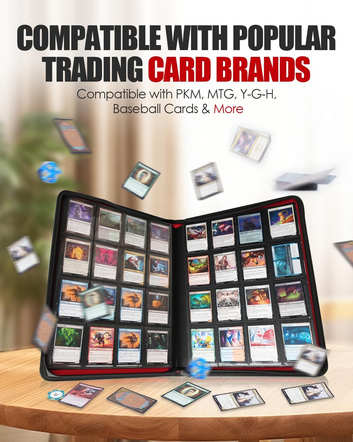 Detalle 1 de 16-Pocket Card Binder holds 832 cards