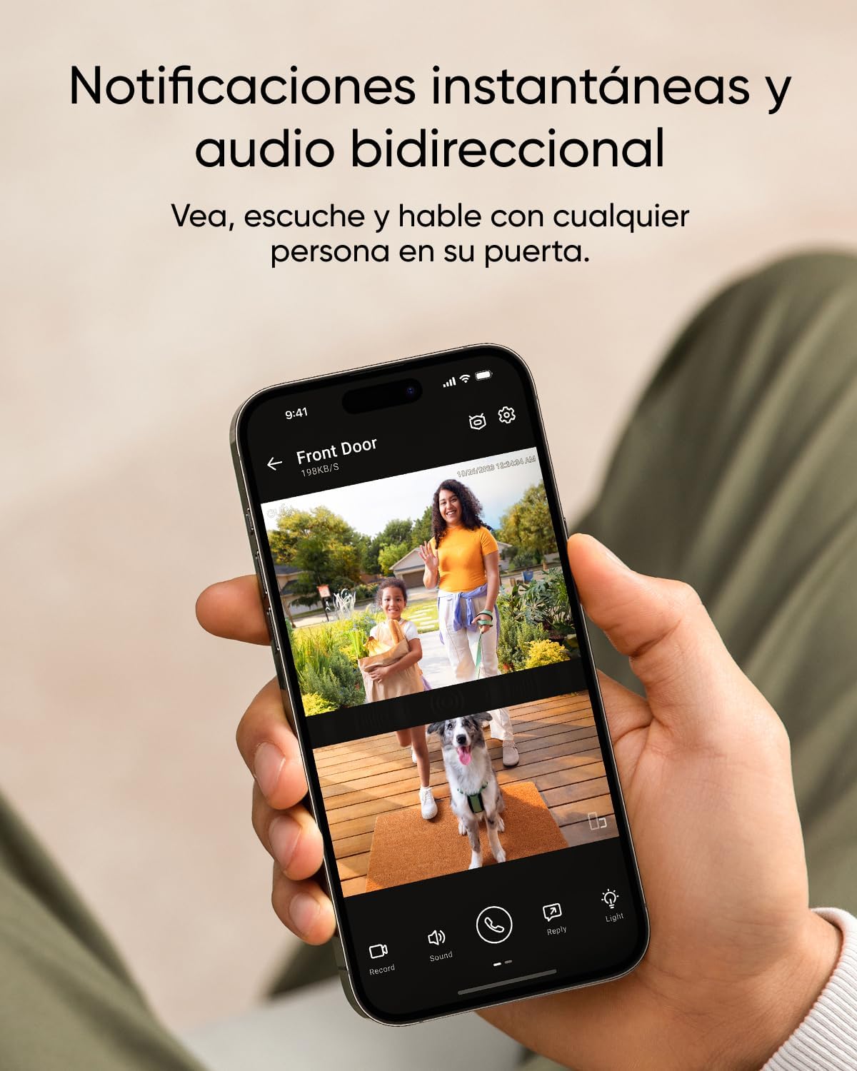 Detalle 2 de eufy Security Video Doorbell E340 📹 Doble, 2K HD, Sin Cuotas