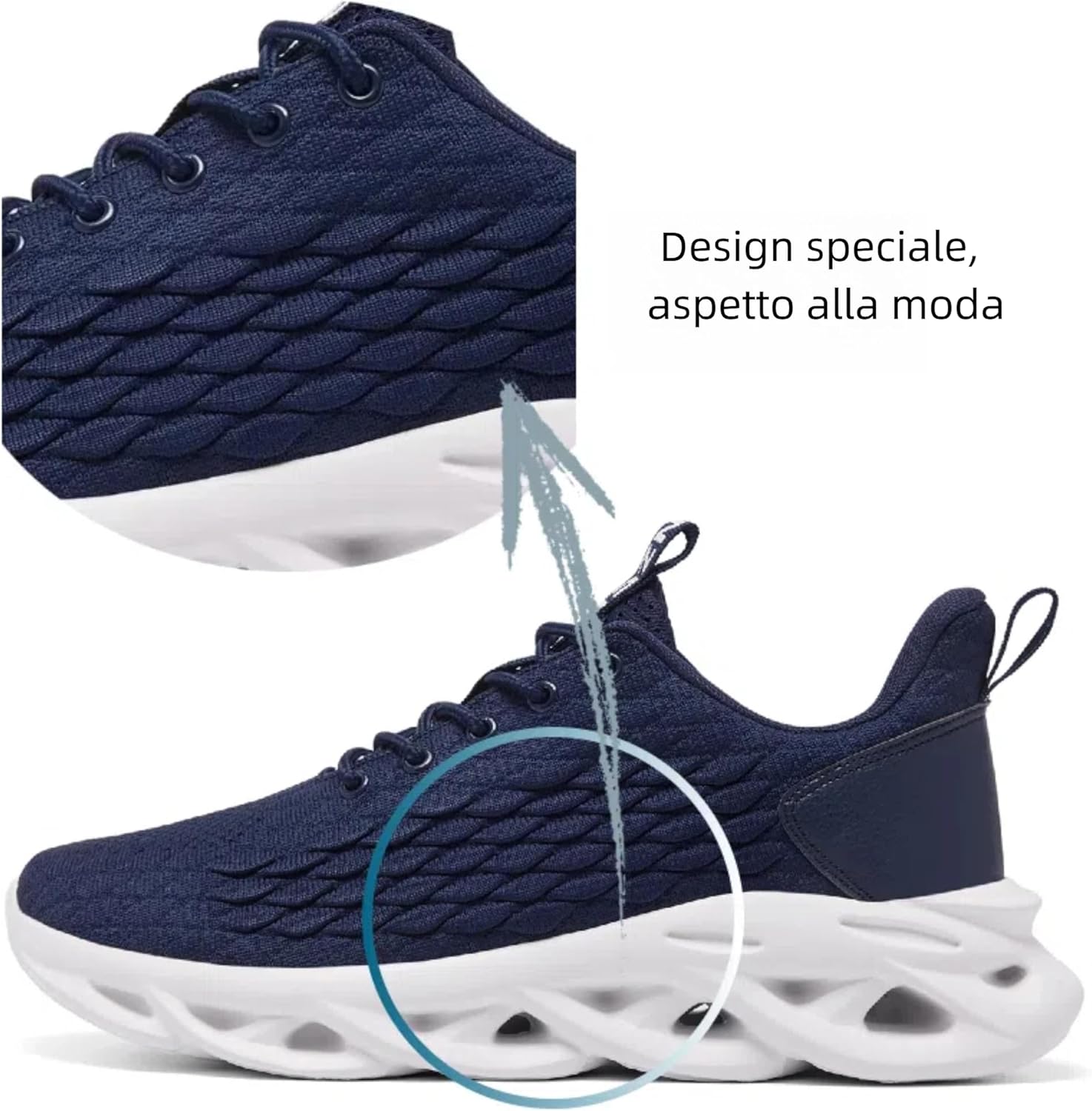 Thumbnail 4 de TIANZEBEN Herren Sneaker Turnschuhe – atmungsaktiv, leicht und für Fitnessstudio & Freizeit