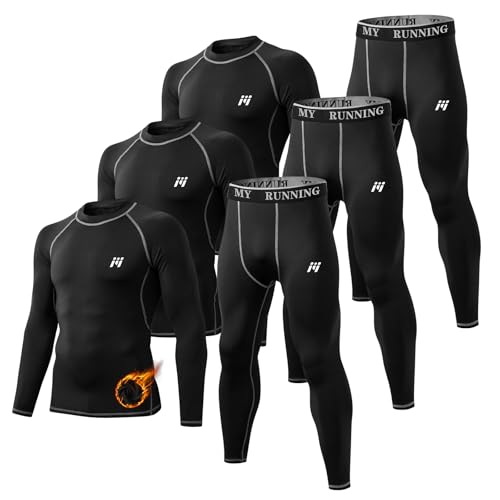Detalle de MEETYOO sous-vêtements thermiques homme ensemble compression respirant ⚙