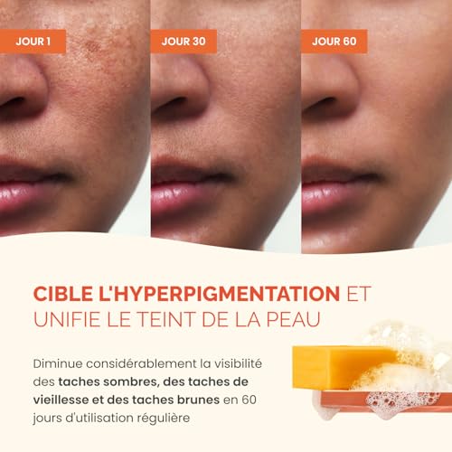 Thumbnail 4 de PLANTIFIQUE Turmeric & Kojic Acid Soap | Savon Visage au Curcuma (x2)