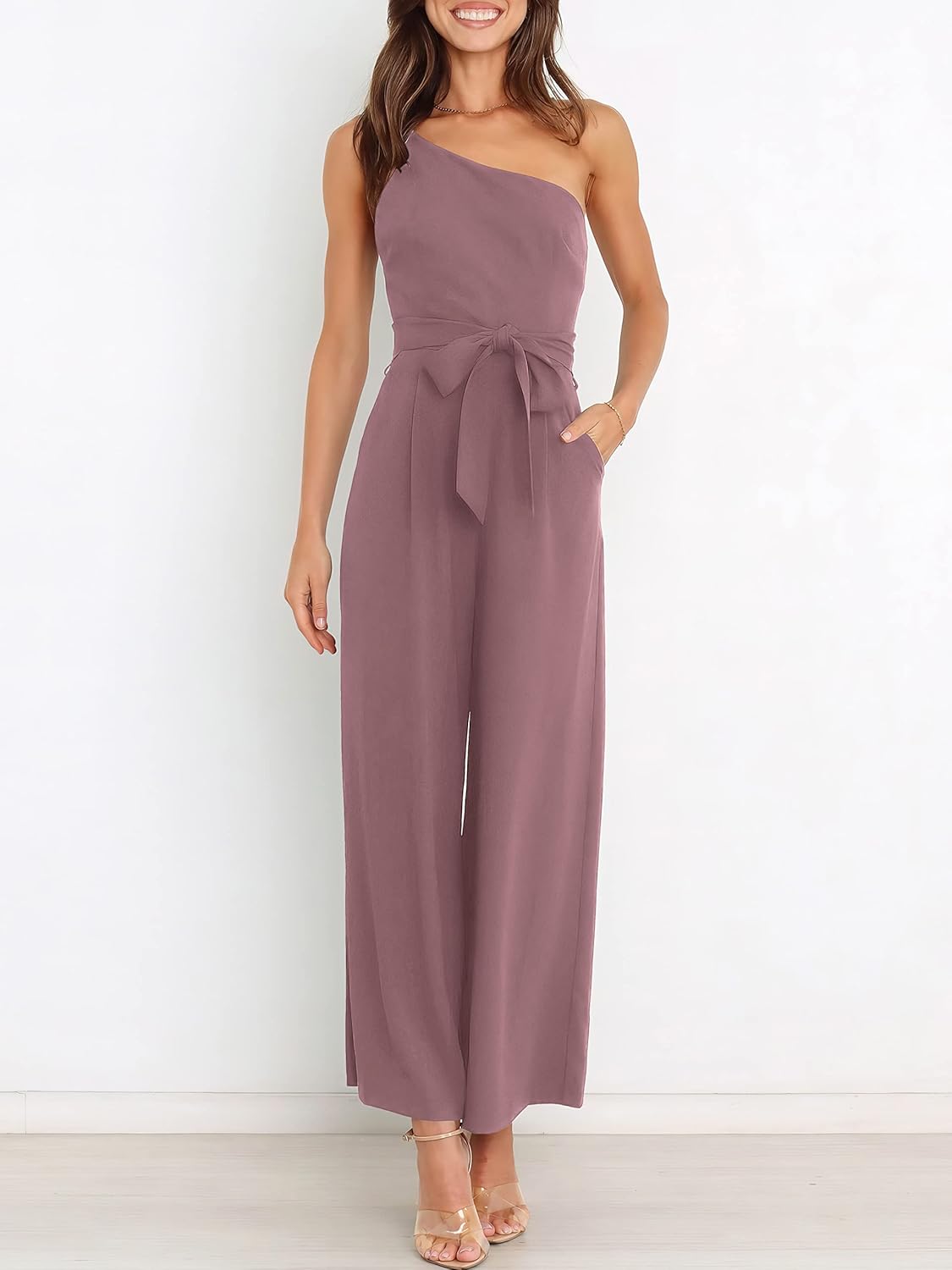 Thumbnail 5 de ANRABESS One-Shoulder Dressy Jumpsuit