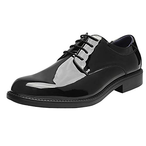 Detalle de Bruno Marc Men's Lace Up Shoes, Black/Pat, 13
