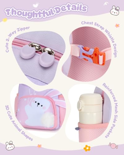 Thumbnail 3 de PROTAURI Mochila Infantil Niña 3-7 Años 11.6L – Conejo Design