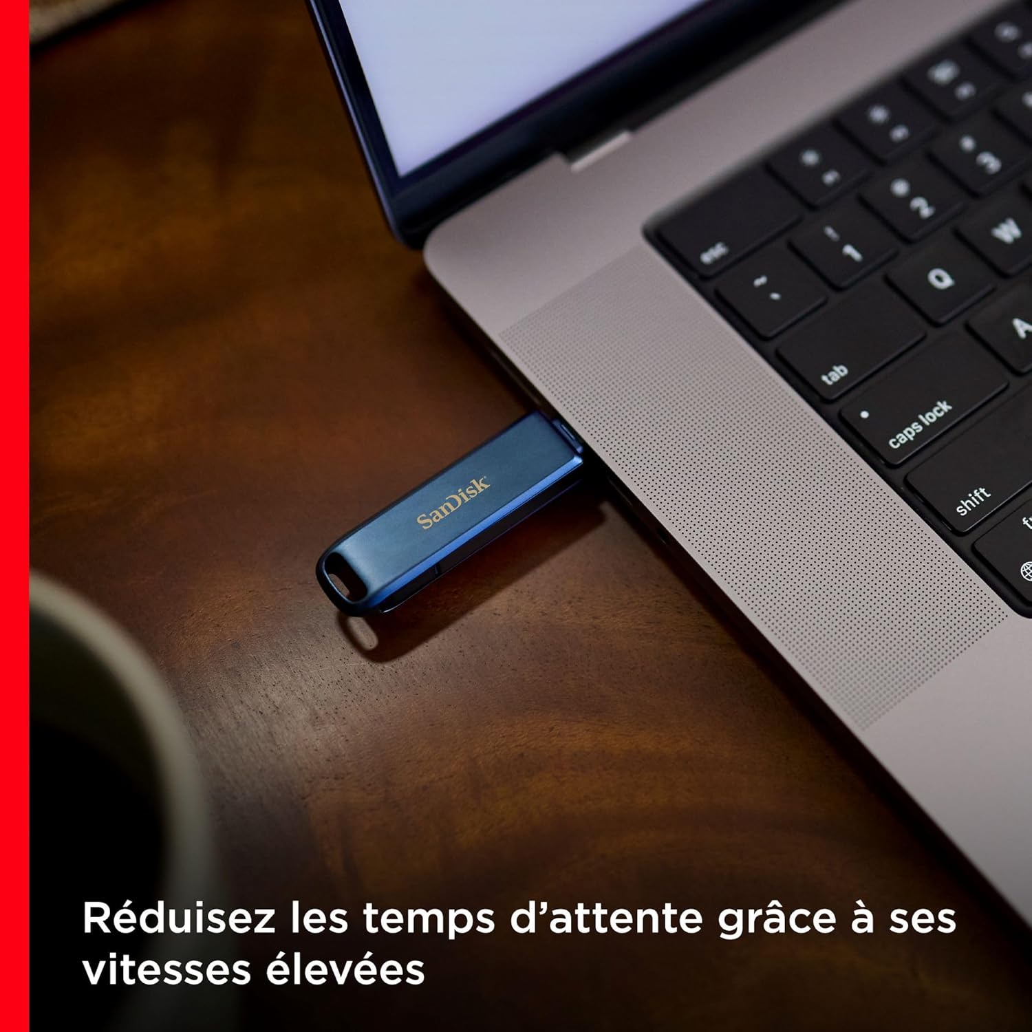 Thumbnail 4 de SanDisk Phone Drive 64 Go (Lightning & USB-C) bleu ciel métallique : clé USB 2-en-1 pour iPhone/iPad, Mac et PC